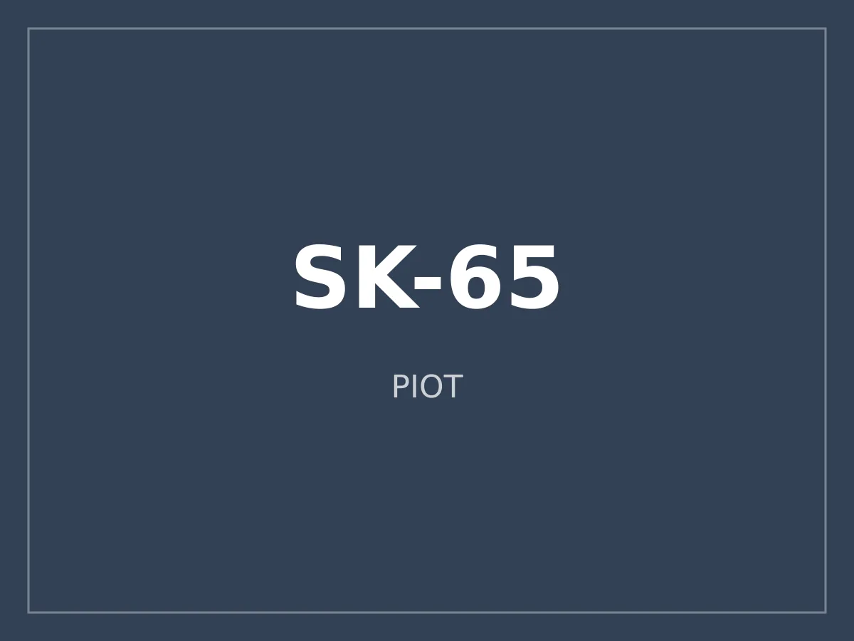 Saha Tipi Kumanda Panosu SK-65